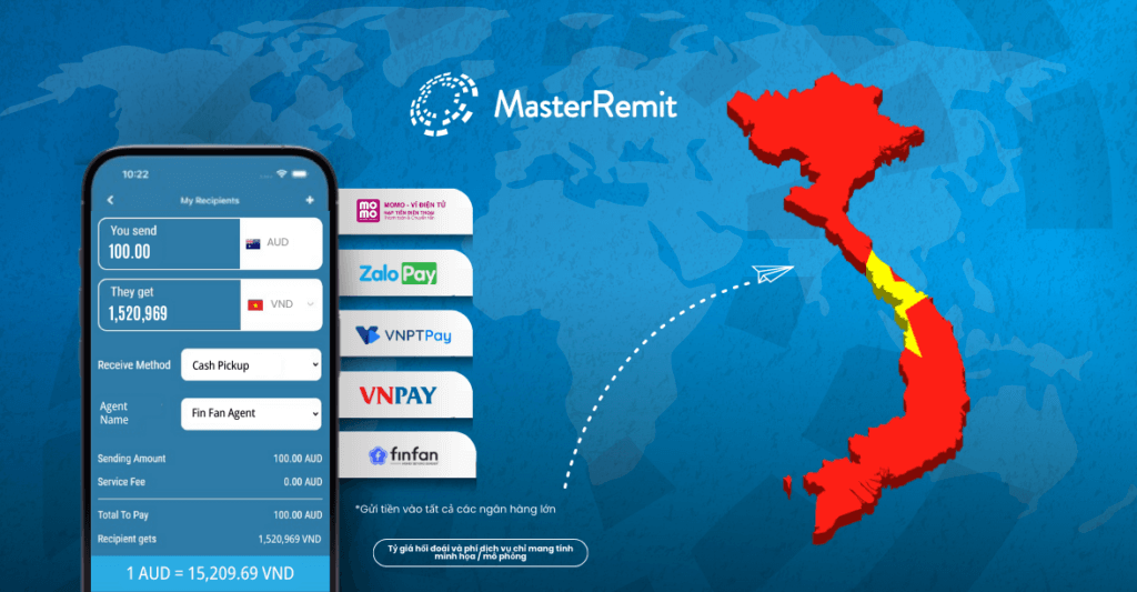 Smooth Transactions Send Money to Vietnam Master Remit Master